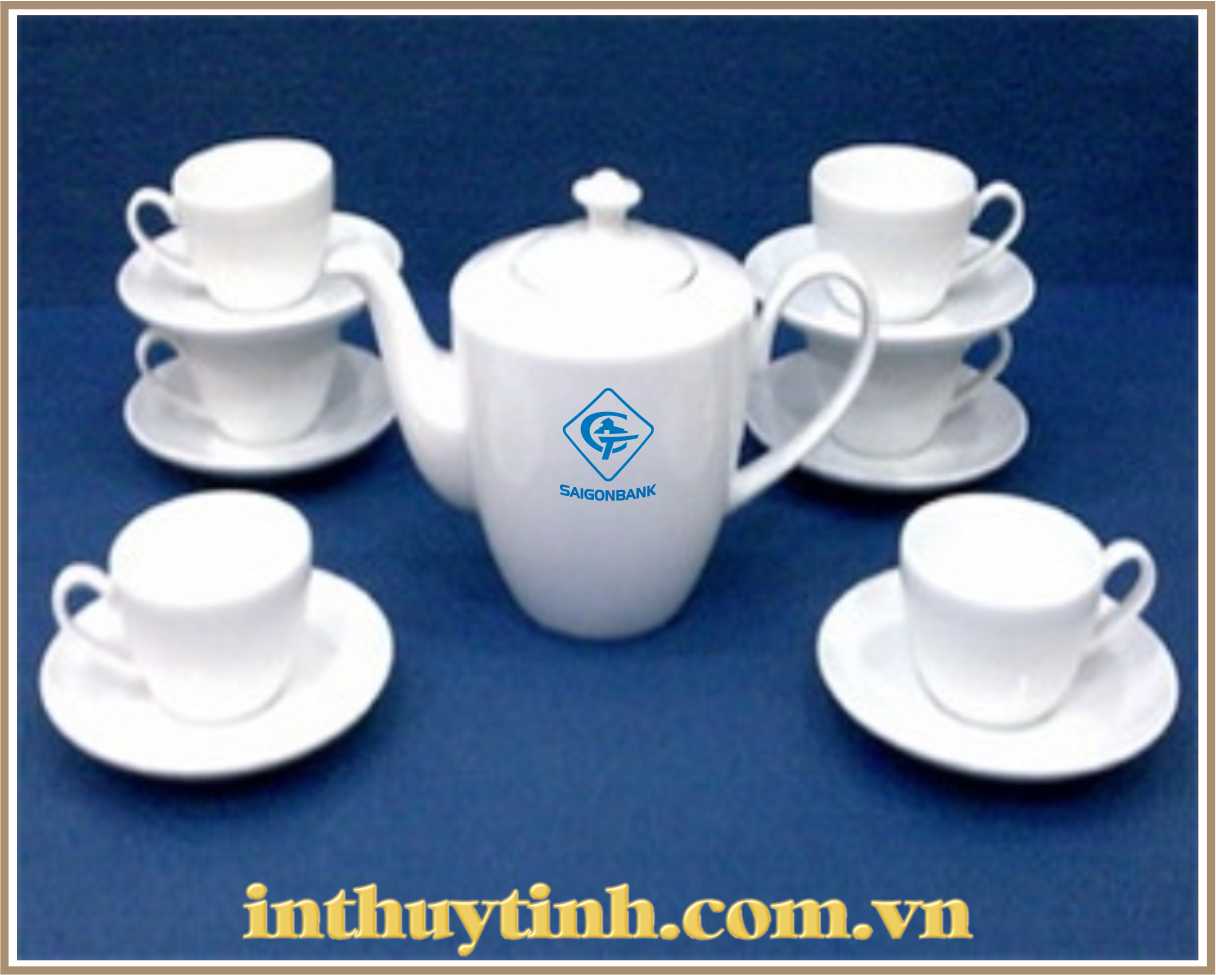 Bộ bình trà DAISY TRẮNG 0,65L