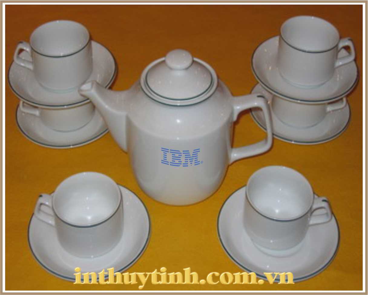 IN TRÊN BỘ BÌNH TRÀ