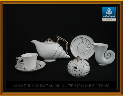 BỘ TRÀ 1.2L NGỌC BIỂN CHỈ BẠC