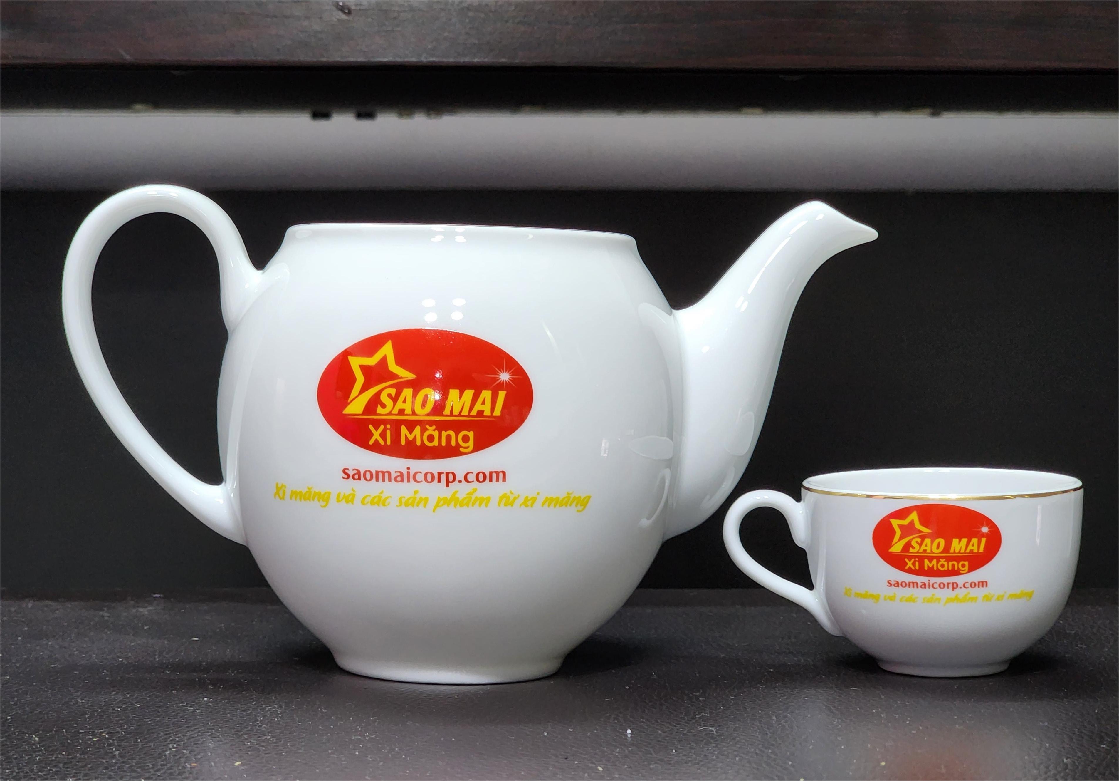 In Logo Gốm Sứ Chịu Nhiệt Tốt