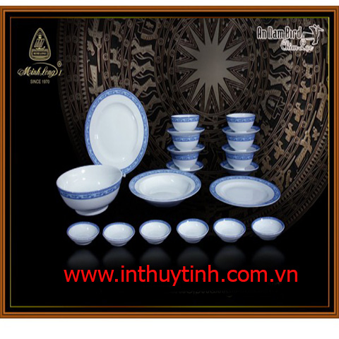 BỘ BÀN ĂN 22SP CHIM LẠC