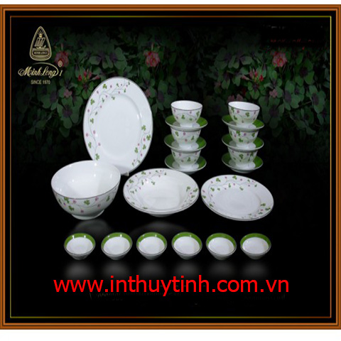 BỘ BÀN ĂN 22SP HOA MAY MẮN