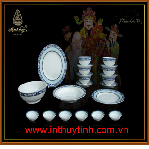 BỘ BÀN ĂN 22SP PHÚC LỘC THỌ̣