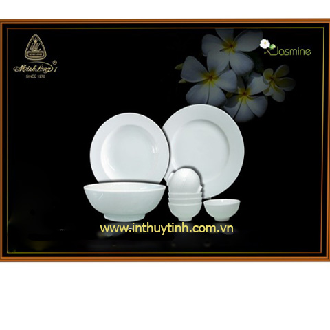 BỘ BÀN ĂN 09 SP TRẮNG JS
