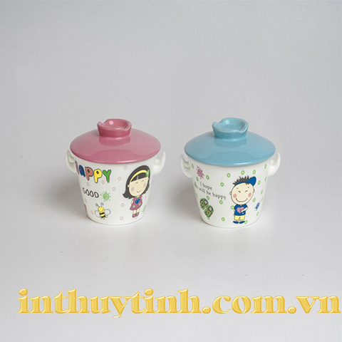 Bộ thố mì lớn có nắp bé trai -bé gái Cường Phát