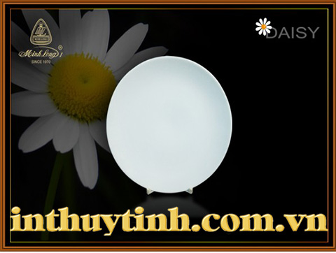 DĨA TRÒN ẢO 22CM DAISY