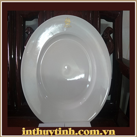 DĨA TRÒN 45CM TRẮNG